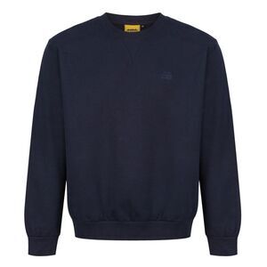 Iron Mountain Mens Fleece Crew Neck Sweatshirt / Navy Blue